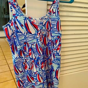 Lily Pulitzer sailboat top.